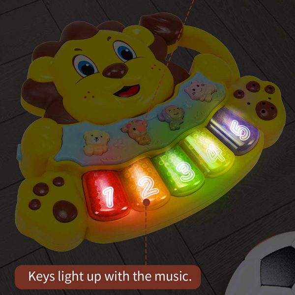 پیانو آموزشی و چراغدار شیر Jialegu Toys