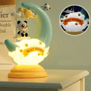 چراغ خواب کودک طرح عروسکی Moon Lamp