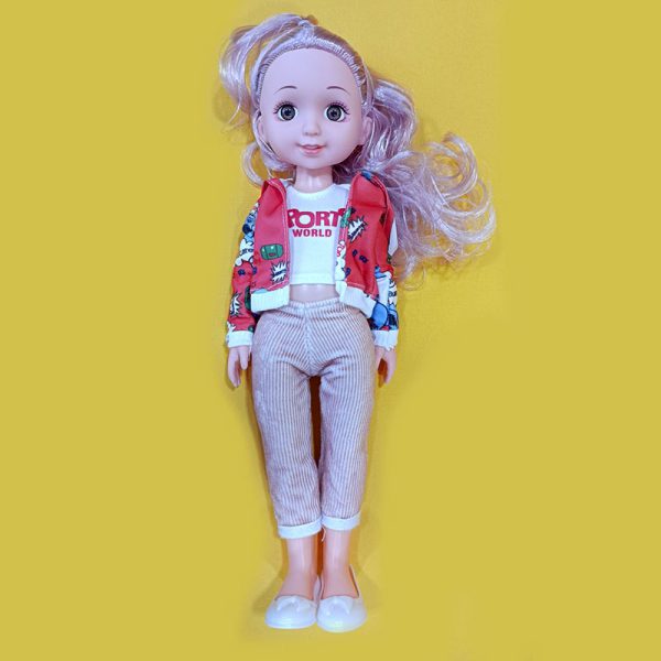عروسک دخترانه موزیکال 35 سانتی متری